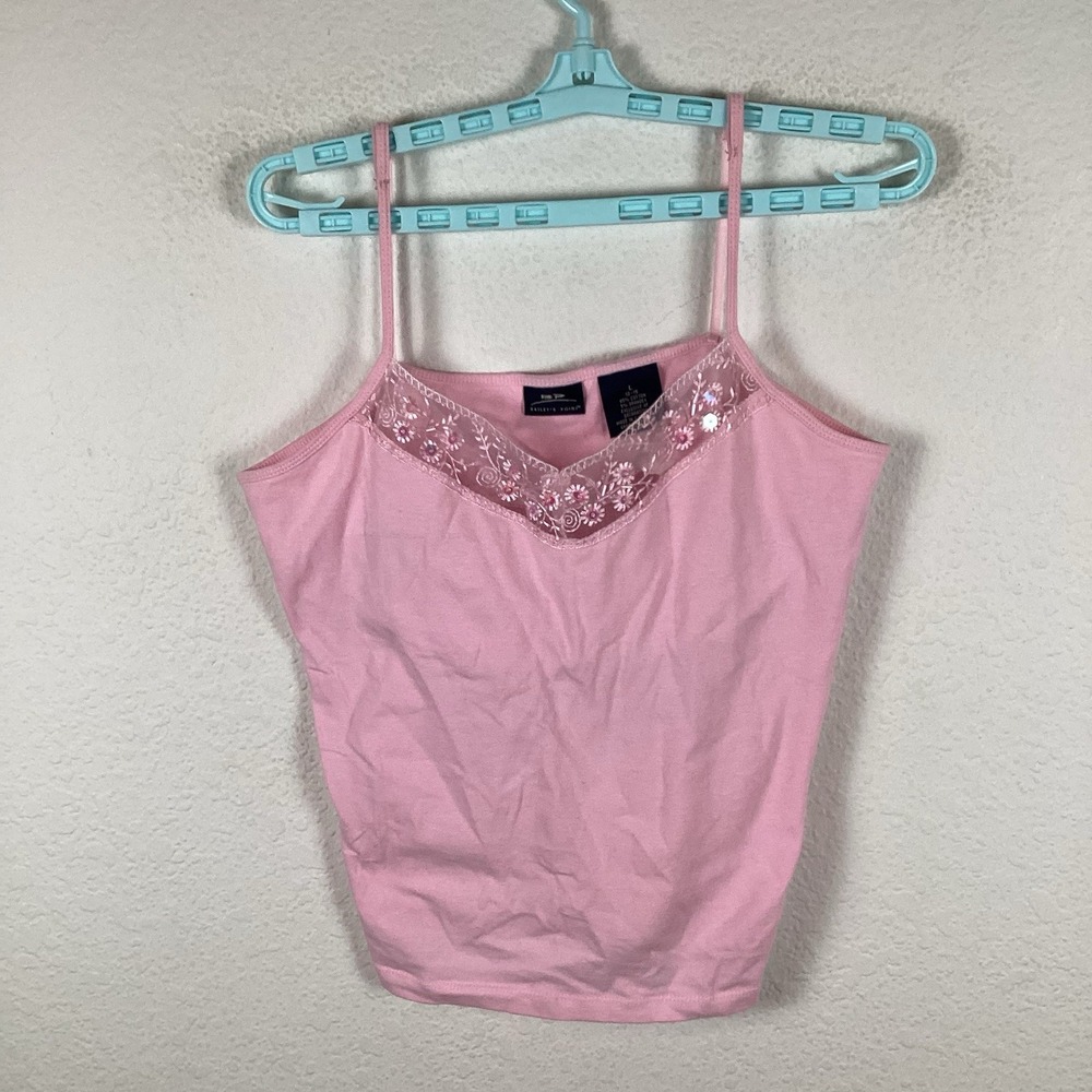 Bailey's Point Womens Shirt Sz L Large Tank Top Sleeveless Pink Excellent